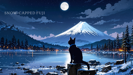 SNOW-CAPPED FUJI